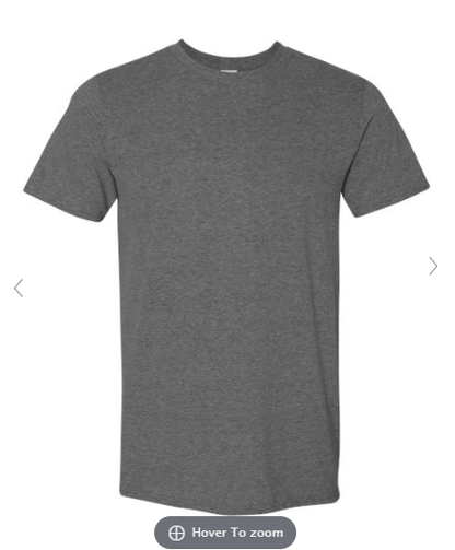 WAKAW LAKE Custom TSHIRT - Adult: Heather Dark Grey / Wakaw Lake Word Art / Xxx-large