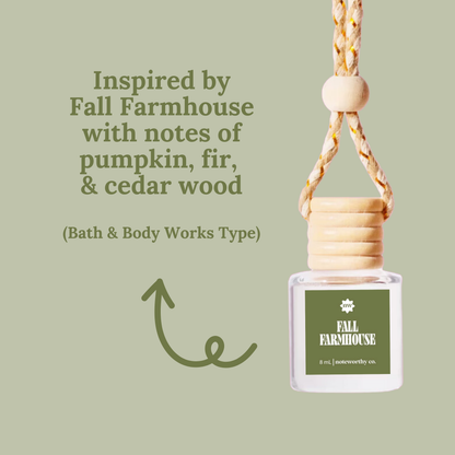 Car Diffusers | Fall Scents (NEW 2026): Mylar Bags / Golden Leaves
