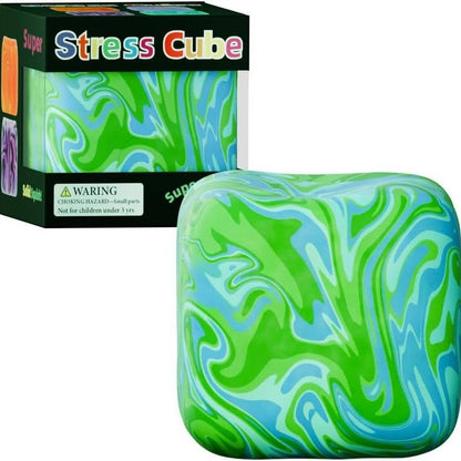 Nice Cube Stress Cube Squishy Toy Stress Relief Toy - Fanta