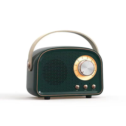 Retro Bluetooth Speaker - Forest Green