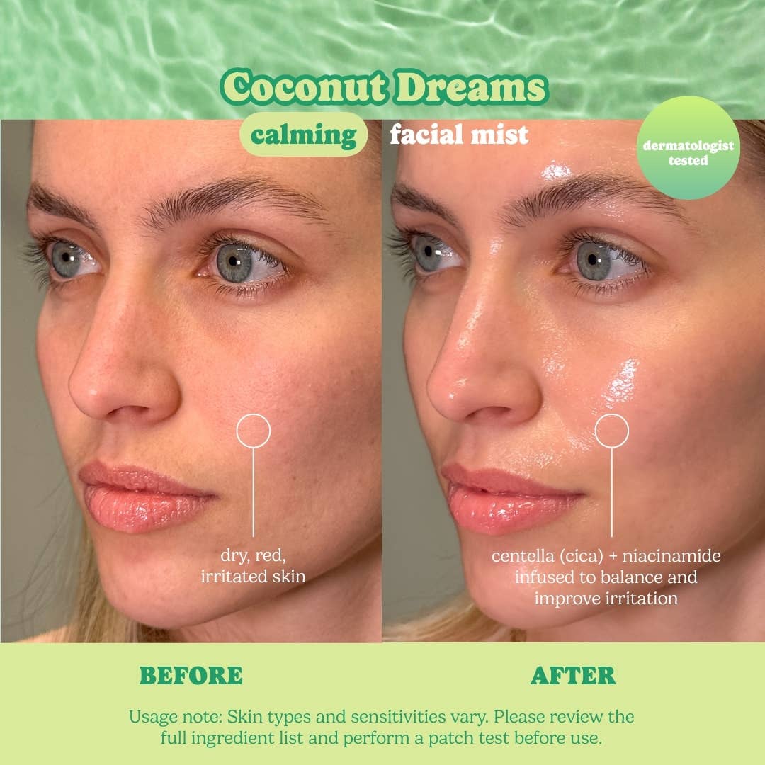 Coconut Dreams Calming Infused Water Facial Mist