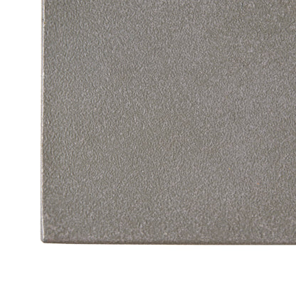 Rectangular Iron Fire Pit 50000 BTU for Patio: Stone Gray