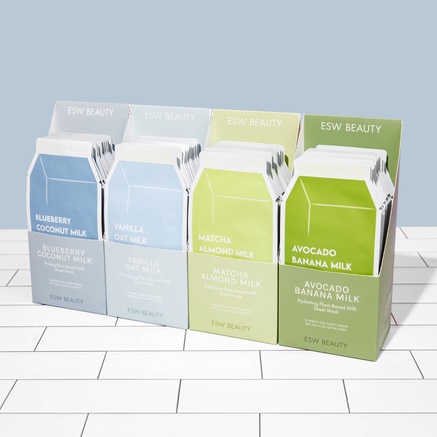 Blueberry Coconut Milk Firming Filled PDQ Display: 10 pc