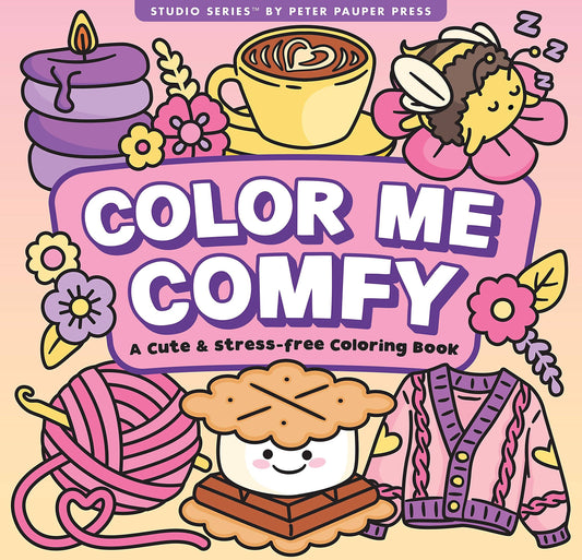 Color Me Comfy Adult Coloring Book