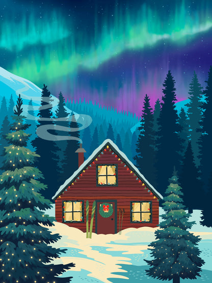 Northern Cabin | 500-Piece Puzzle | Designed in Canada
