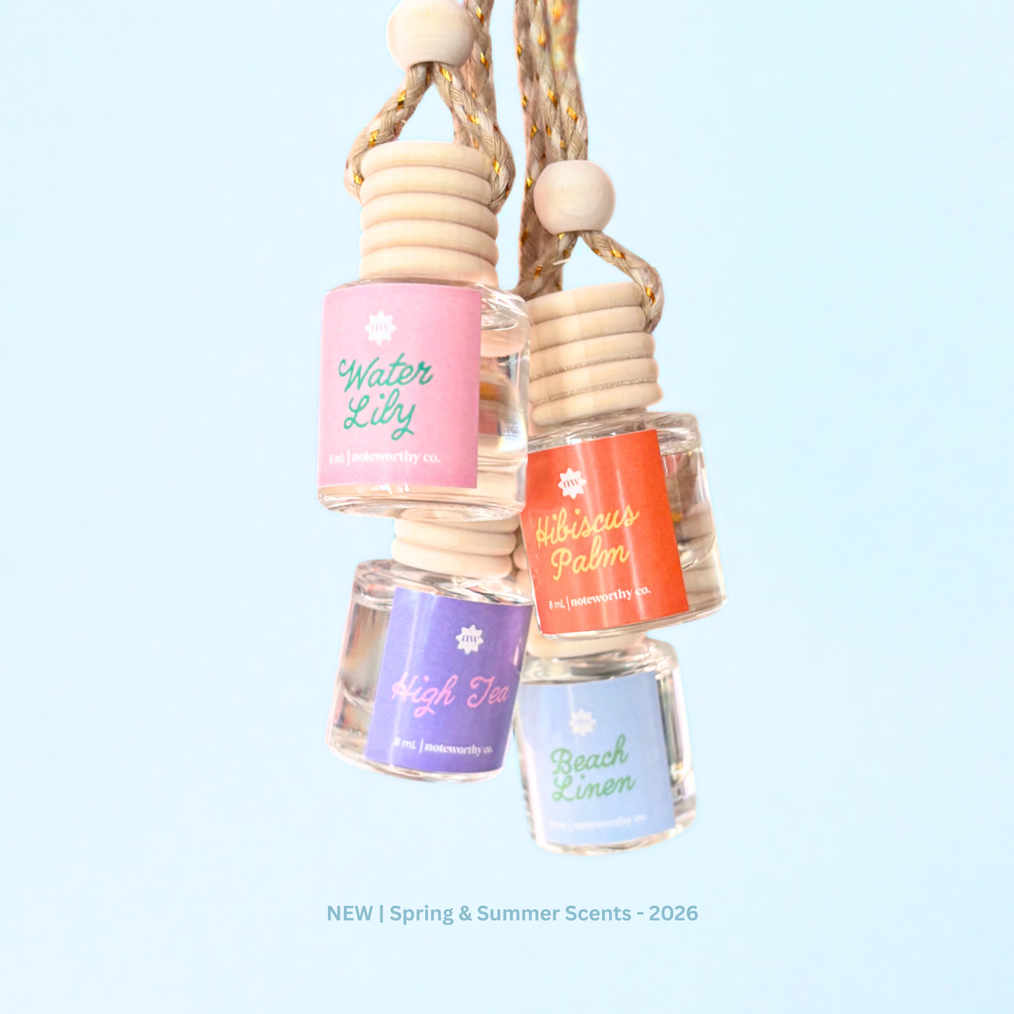 Car Diffusers | Spring & Summer (NEW 2026): Mylar Bags / Beach Linen