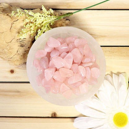 1 lb Rose Quartz Tumbled Stones