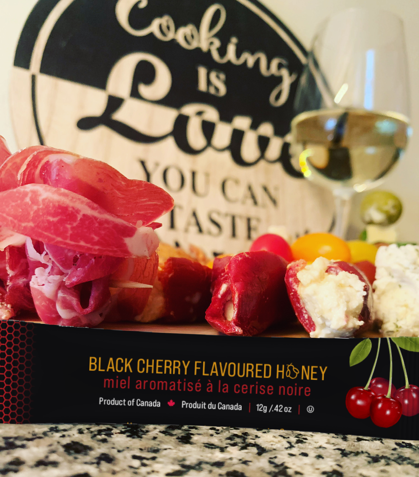 Honey Squeeze Pack - Black Cherry Flavoured - OU Kosher