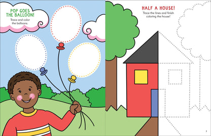 ABC 123 Preschool Activity Book