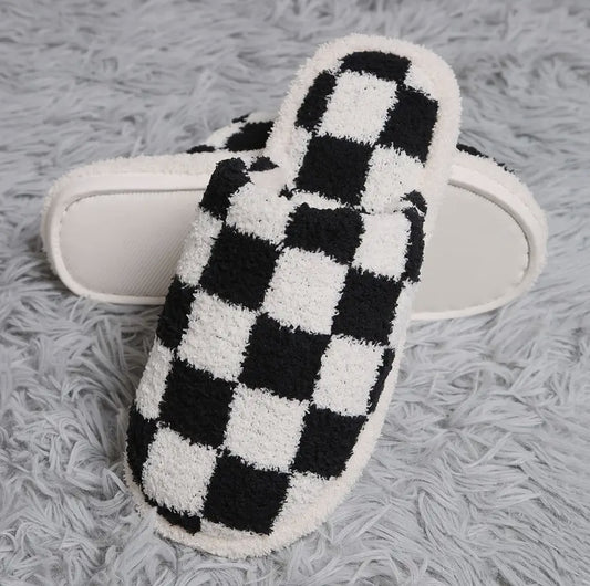 Checkerboard Slippers