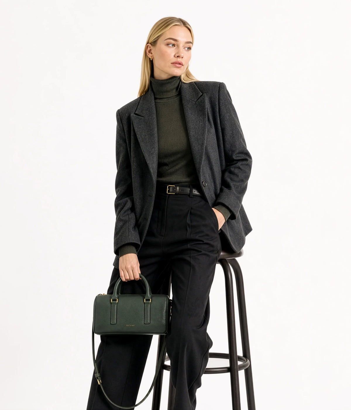 LUCE Vegan Crossbody Bag - Grain
