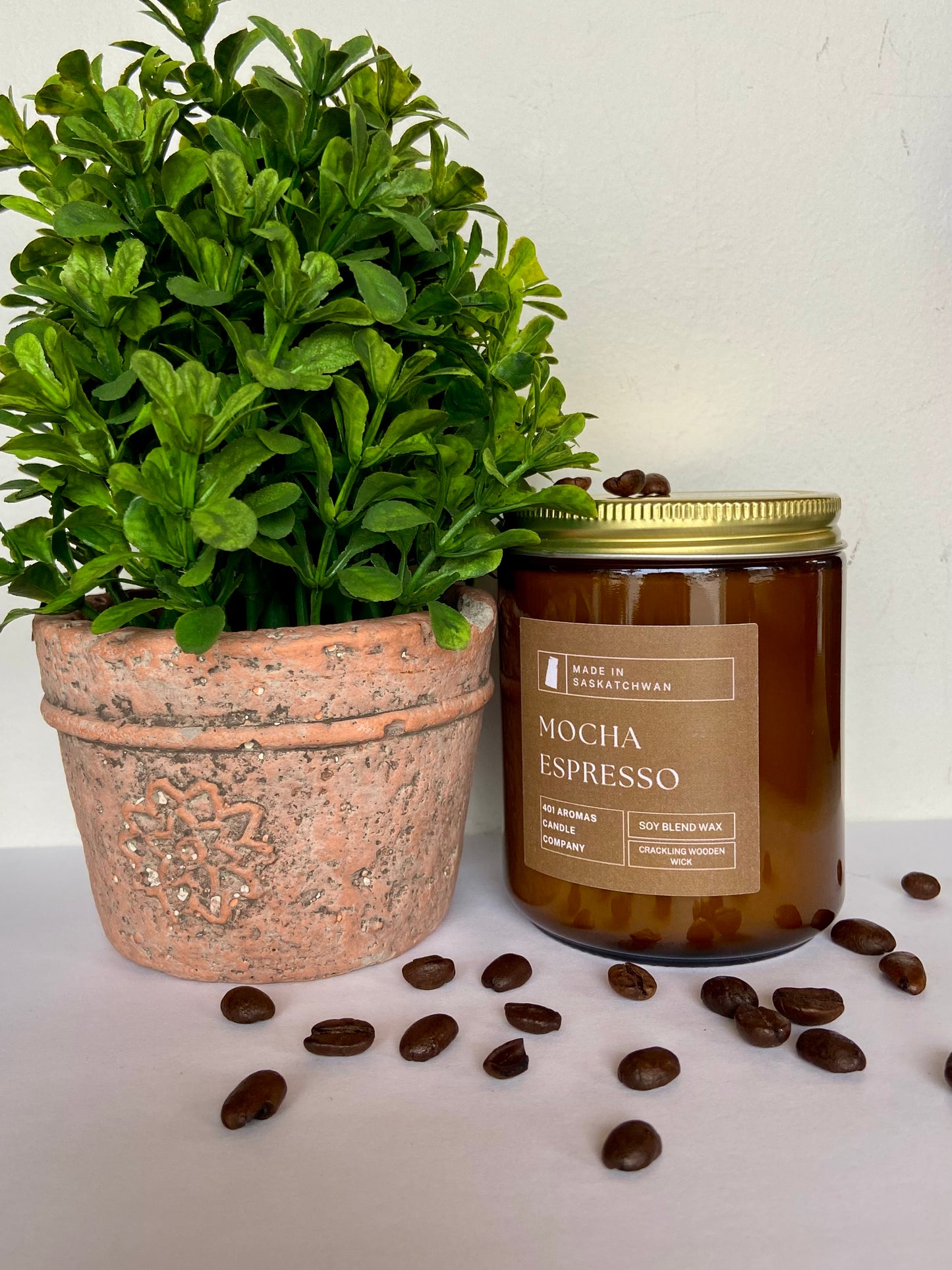 Mocha Espresso 8oz Soy Candle