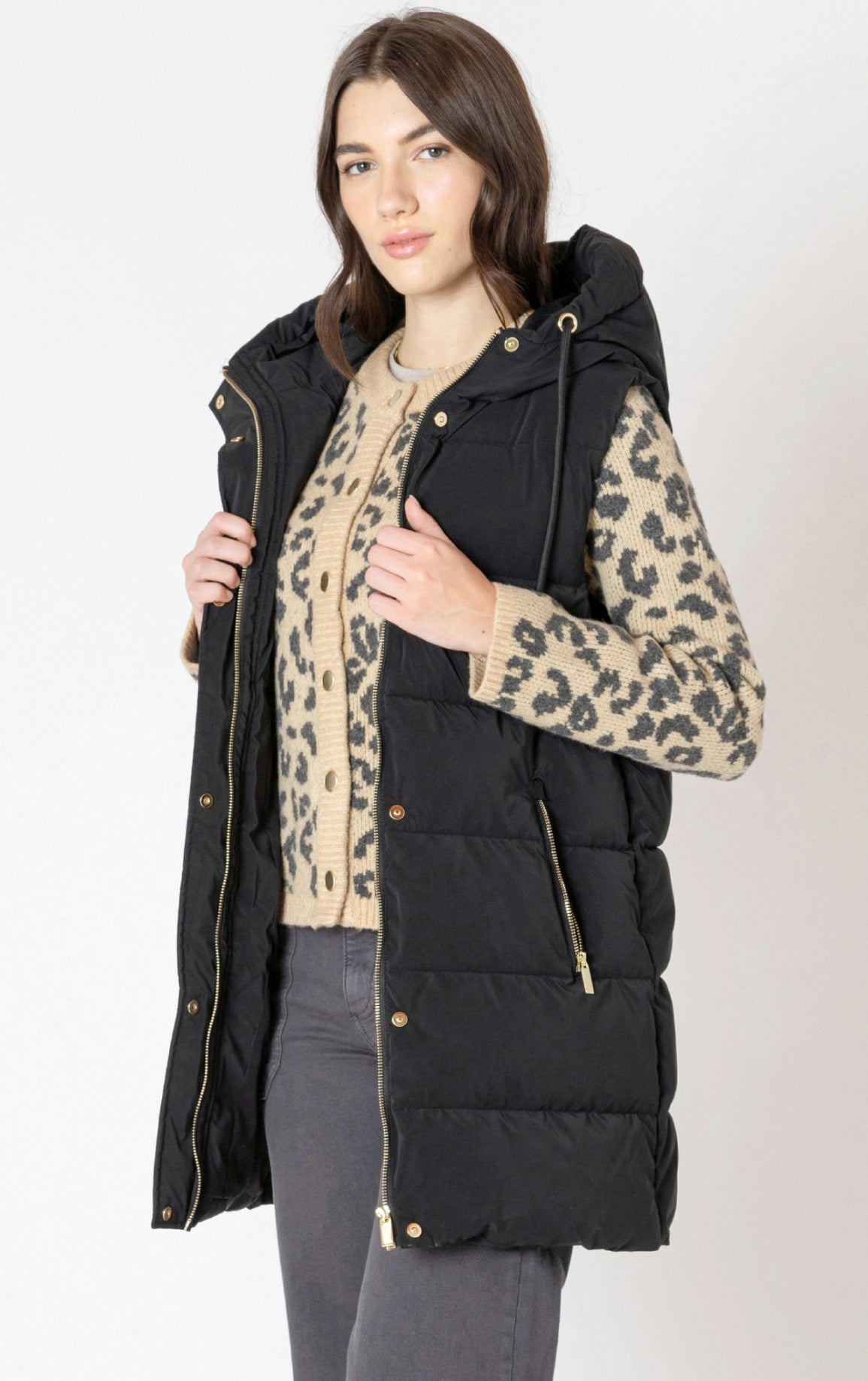 Hooded Puffer Vest