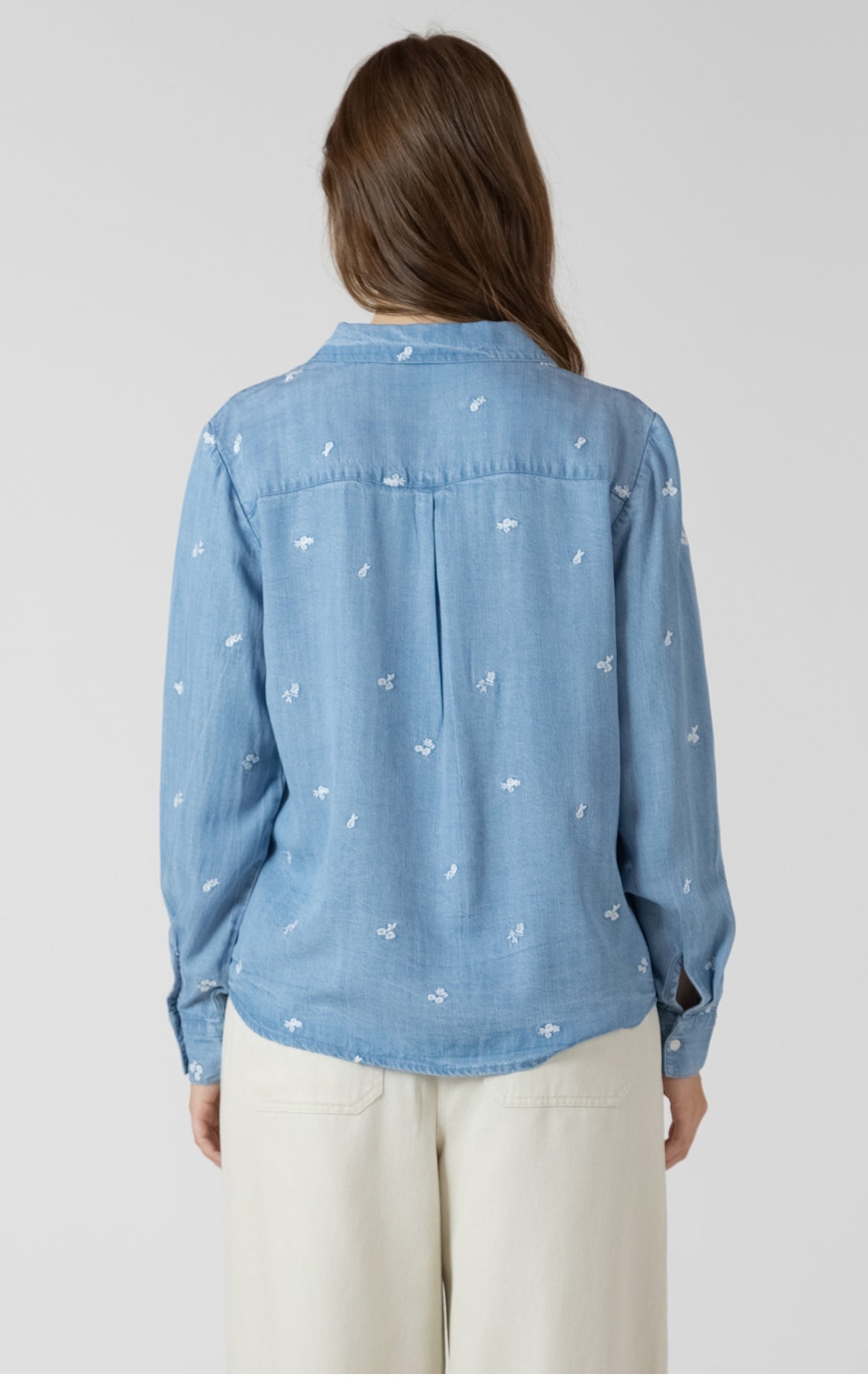 Embroidered Button Up Shirt