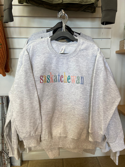 Saskatchewan Crewneck Colourful