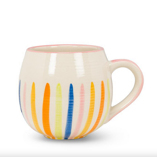 Colourful Lines Ball Mug