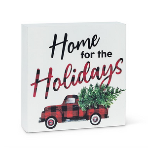 Home for Holidays Sign