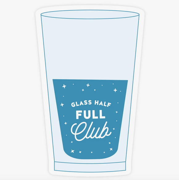 Glass Half Full Club Magnet