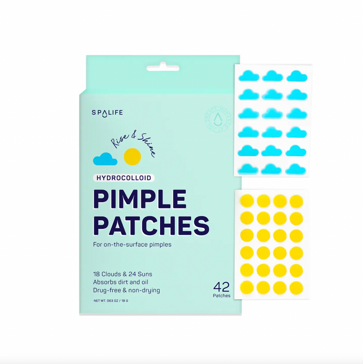 Suns & Clouds Hydrocolloid Pimple Patches - 42 Count