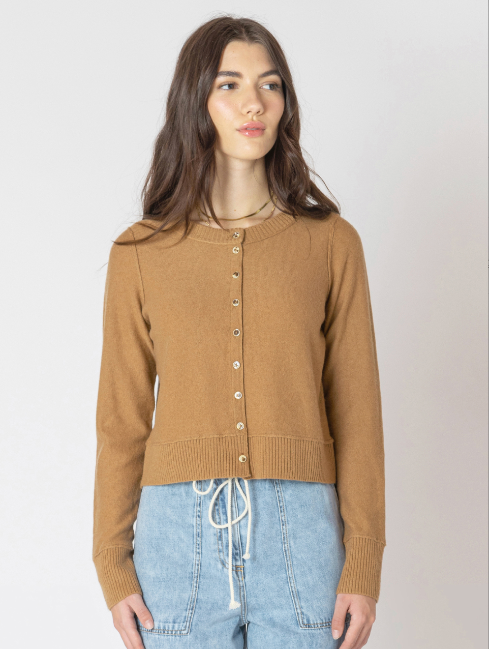 EASY CREWNECK CARDIGAN