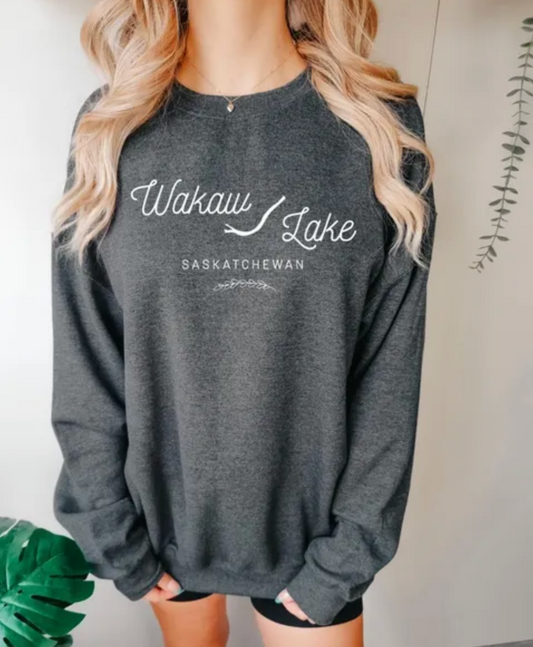 Wakaw Lake Crewneck - Dark Grey
