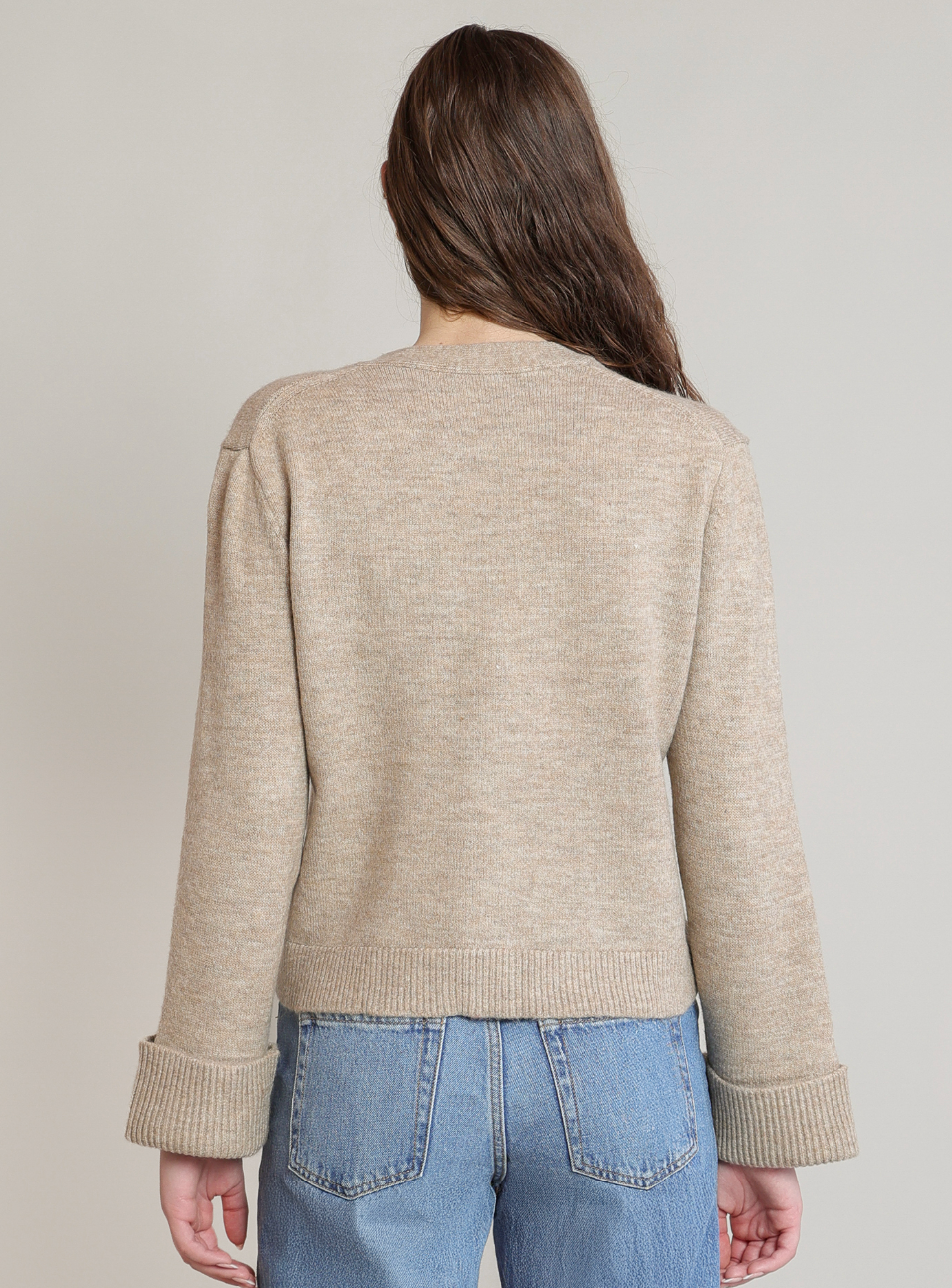 DEX - PATCH POCKET CARDIGAN