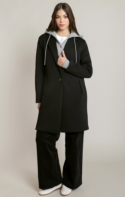 DEX - CONVERTIBLE HOODED COAT