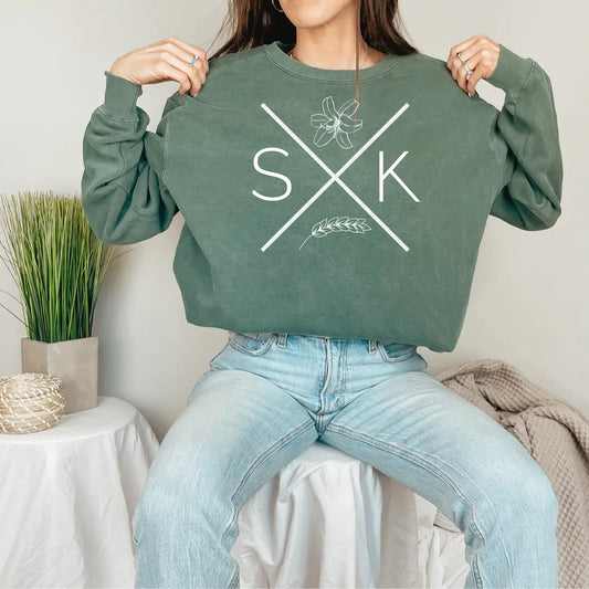 Sask X Premium Crewneck Sweatshirt | Saskatchewan Apparel