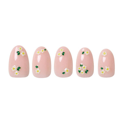 Petals Press-On Nails | Short Oval | Spring Summer Florals