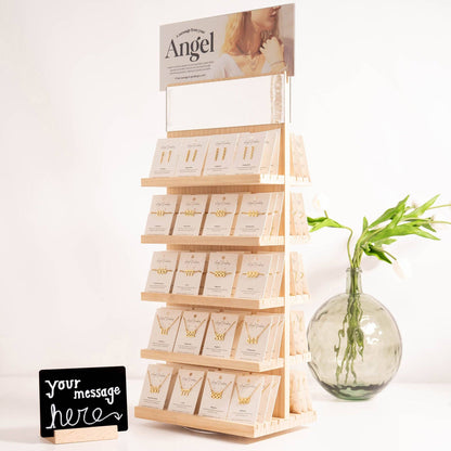 Angel Number Jewelry Display Set: Gold