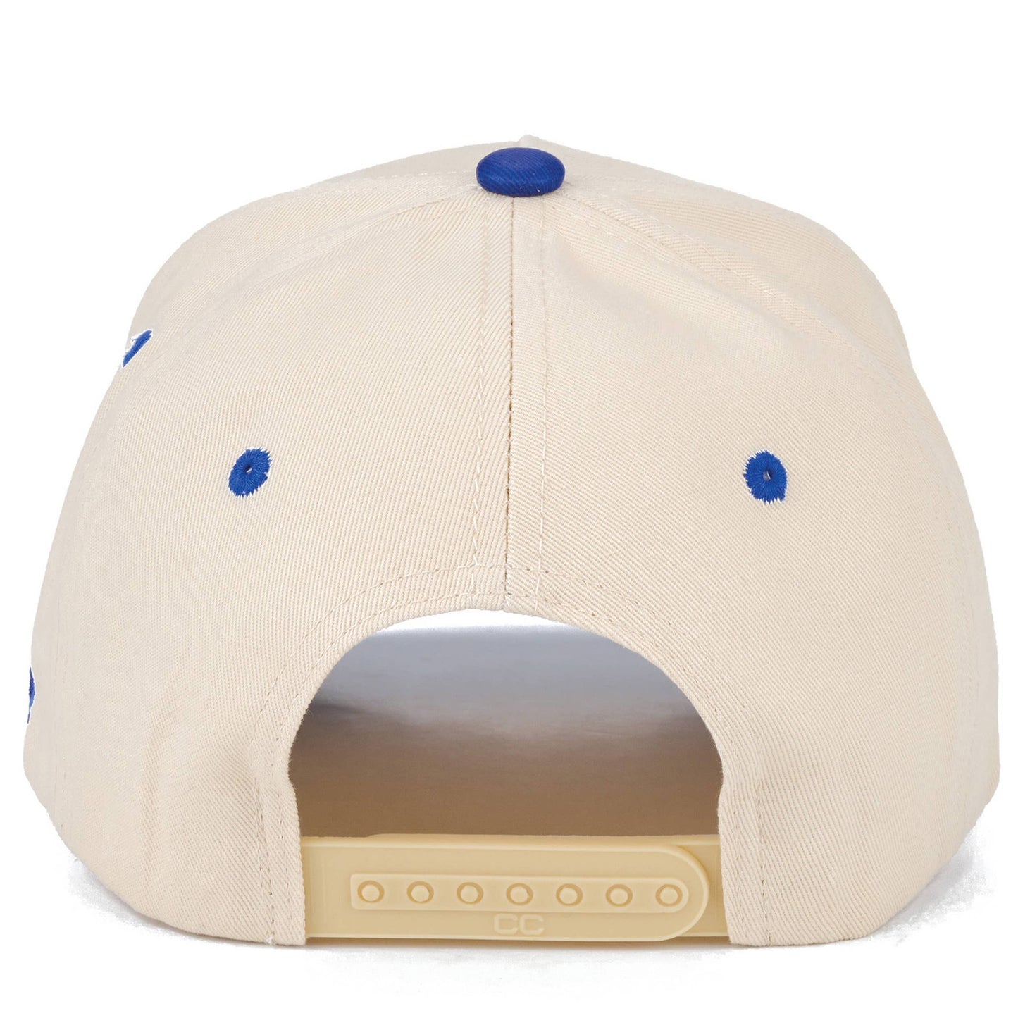 C.C ASK ME ABOUT MY DOG Letter on Two Tone Trucker Hat: Brown