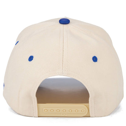 C.C ASK ME ABOUT MY DOG Letter on Two Tone Trucker Hat: Brown