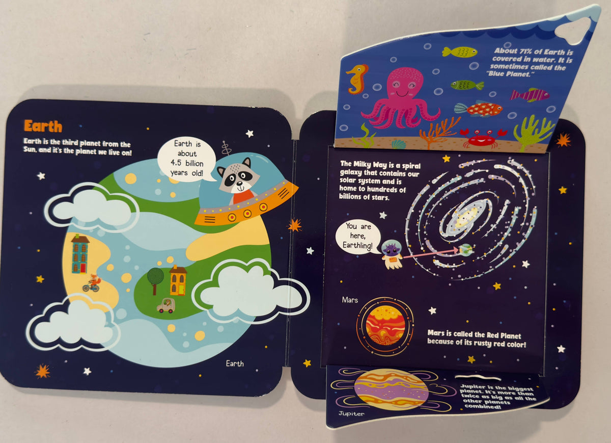 Planets And Stars Fun Flaps (a chunky lift-the-flaps book)