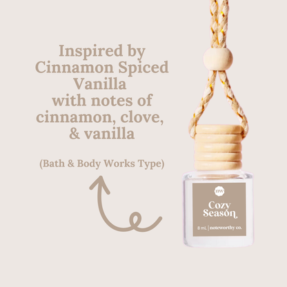 Car Diffusers | Fall + Halloween Scents (2025): Mylar Bags / Crackling Birch