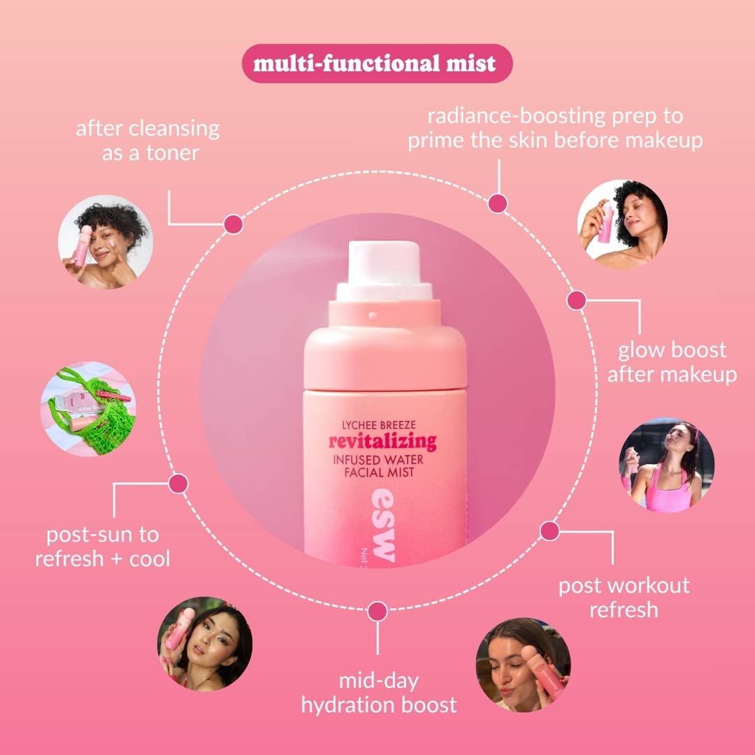 Lychee Breeze Revitalizing Infused Water Facial Mist