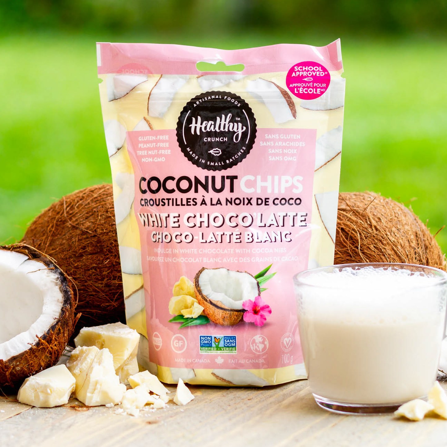 White Choco'Latte Coconut Chips: 6-Pack
