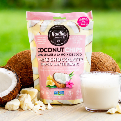 White Choco'Latte Coconut Chips: 6-Pack
