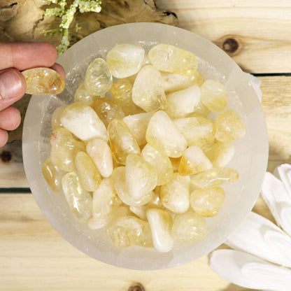 1 lb Citrine Tumbled Stones