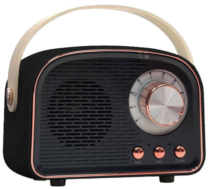 Retro Bluetooth Speaker: Black