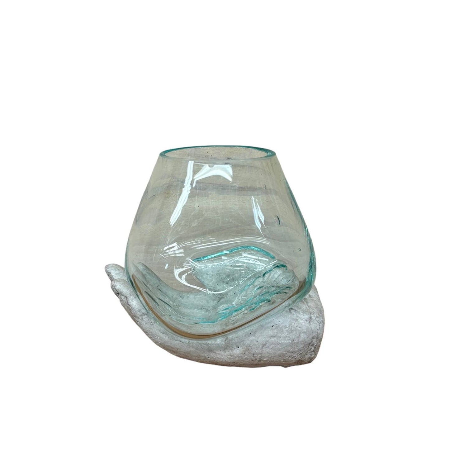 Open Hand Terrarium: Grey
