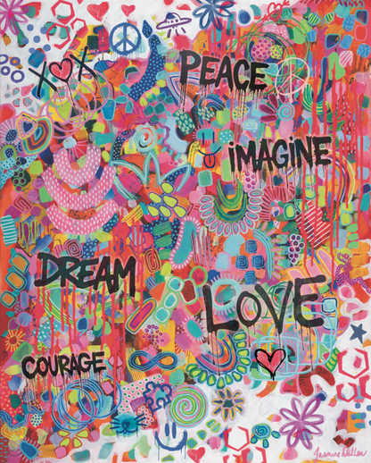 Pink Graffiti | 250 Piece Puzzle | Designed in Canada