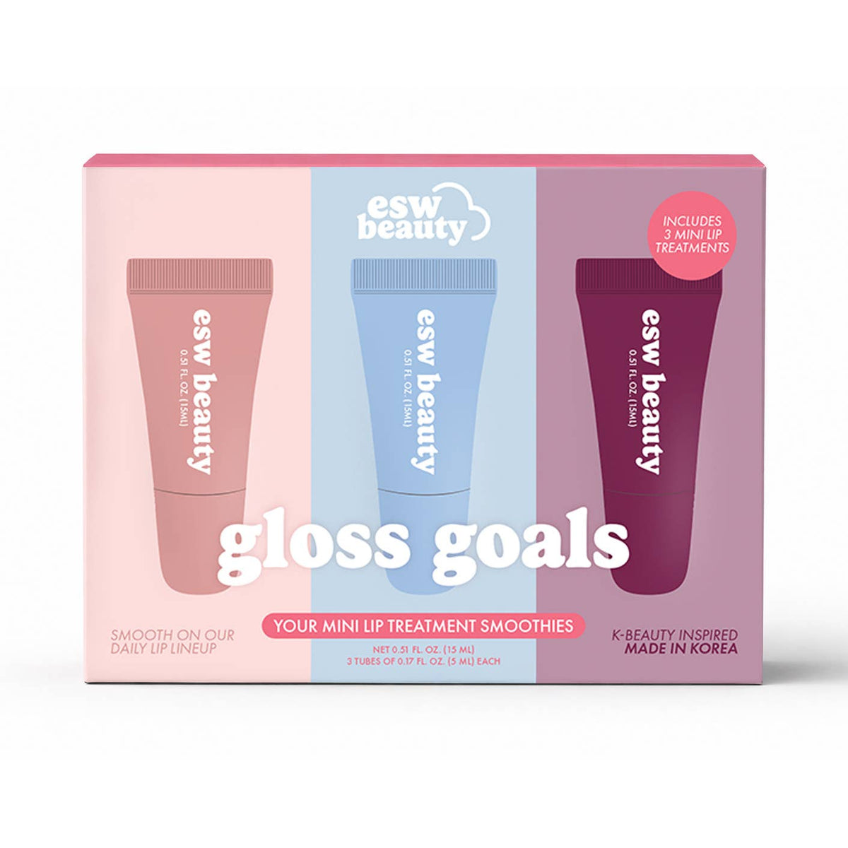 Gloss Goals Mini Lip Treatment Kit (3x Lip Treatment)