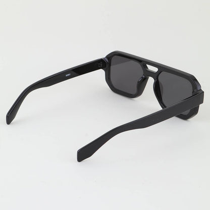 Bright Tortoise Aviator Block Sunglasses: MIX