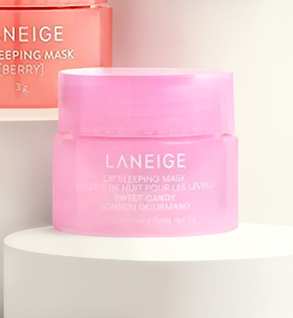 [LANEIGE] Lip Sleeping Mask, 4 Flavors – Mini (3g): Sweet Candy (Mini 3g)