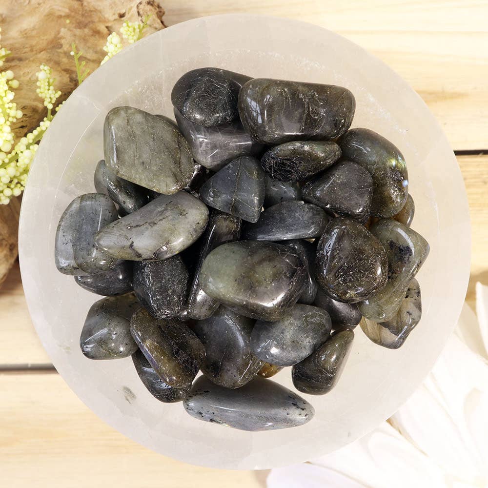 1 lb Labradorite Tumbled Stones