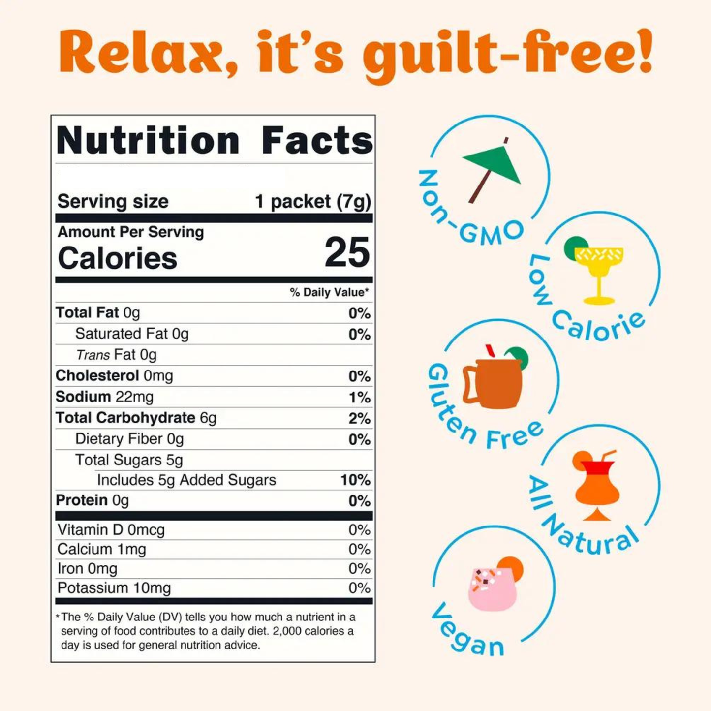 Blood Orange Mai Tai Cocktail / Mocktail Mixer