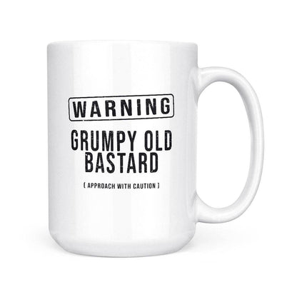 Grumpy Old Bastard | 15oz Mug: Standard White