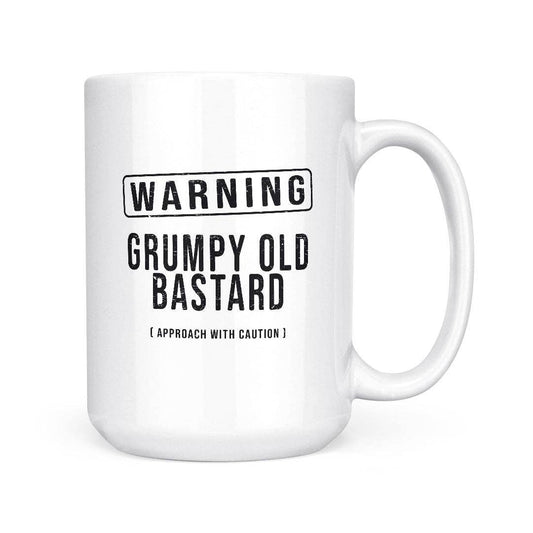 Grumpy Old Bastard | 15oz Mug: Standard White