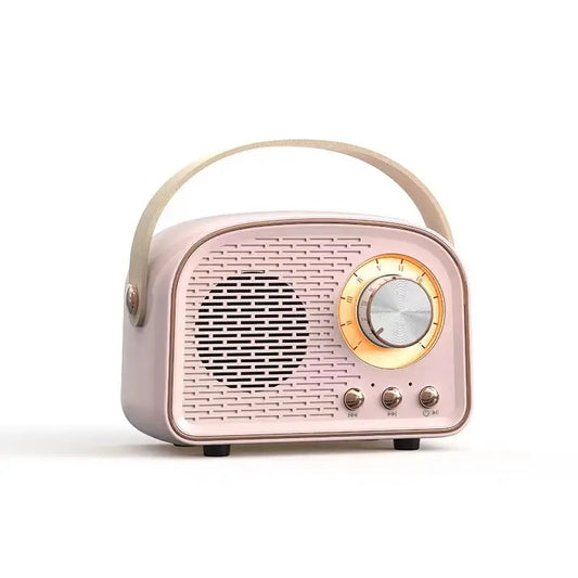 Retro Bluetooth Speaker - Pink