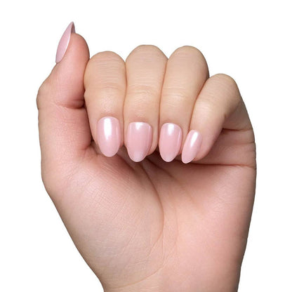 Pinch Me Press-On Nails | Short Oval | Blush Pink Glazed